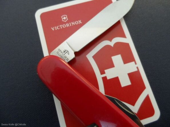 a pocket knife on a card
